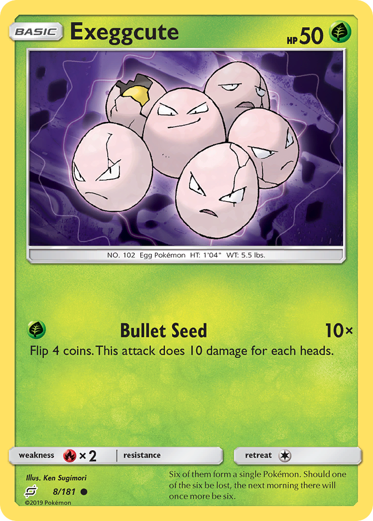 Exeggcute (8/181) [Sun & Moon: Team Up] | Local Legends