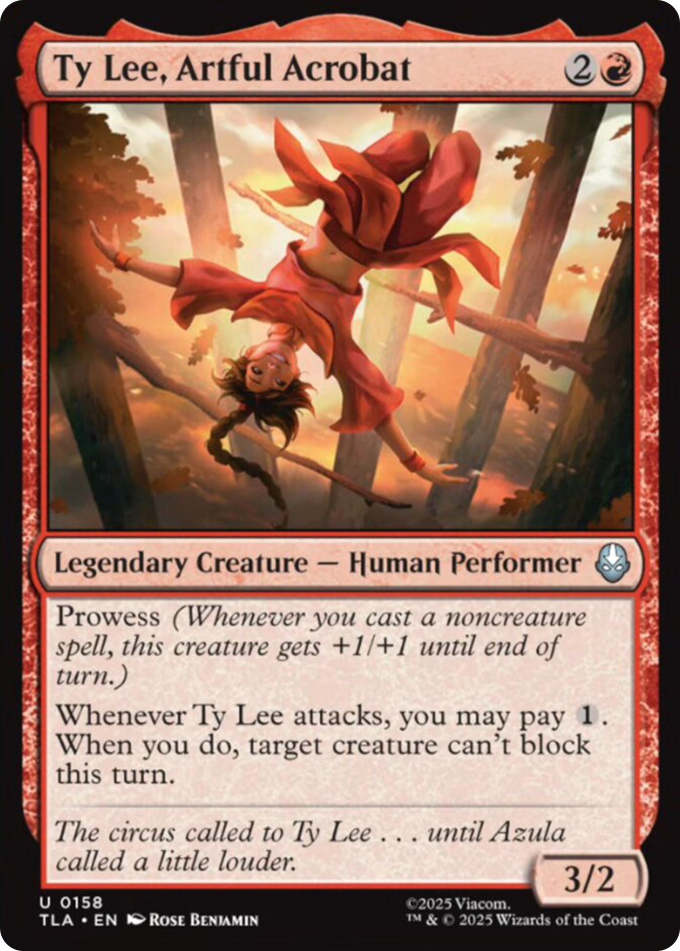 Ty Lee, Artful Acrobat | Local Legends