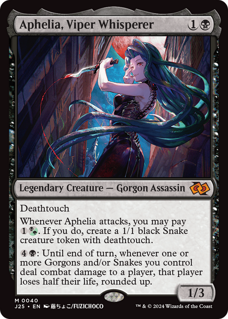 Aphelia, Viper Whisperer (Anime) [Foundations Jumpstart] | Local Legends
