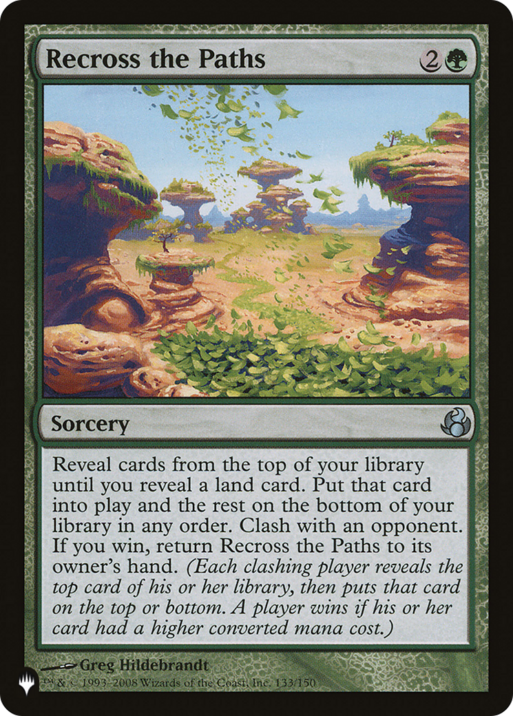 Recross the Paths [The List] | Local Legends