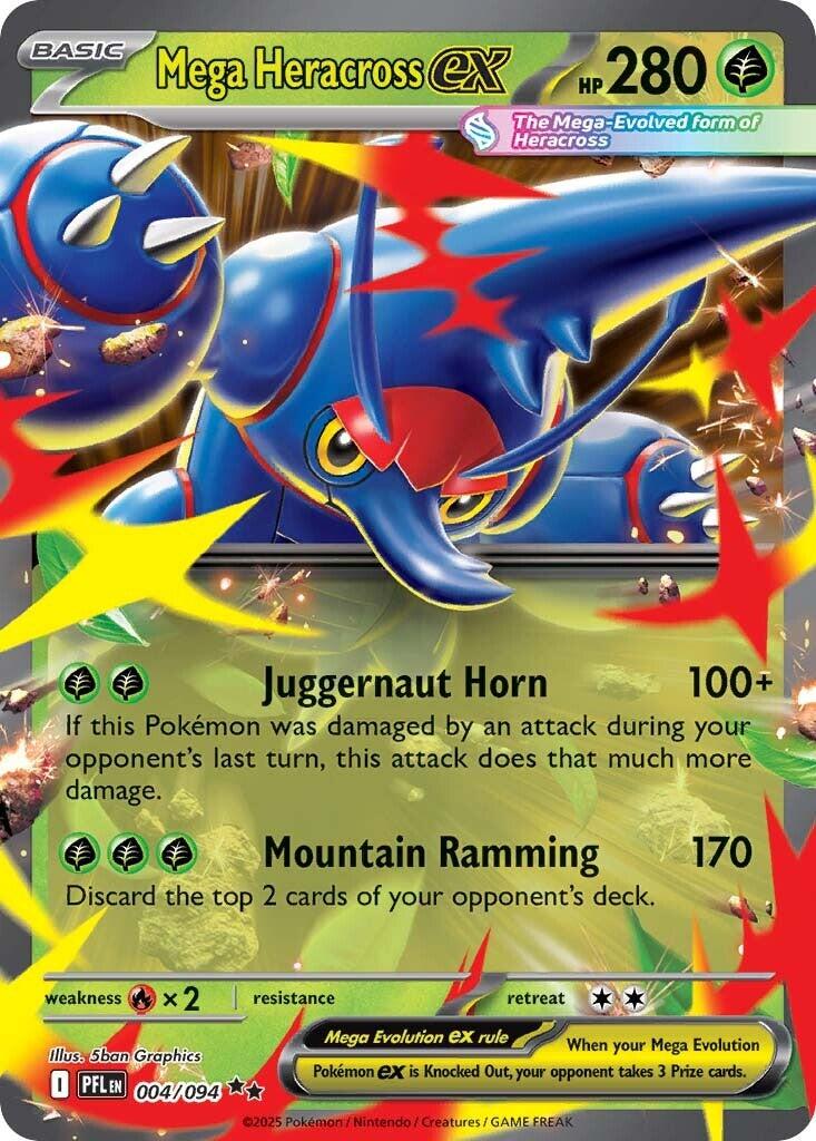 Mega Heracross ex - 004/094 | Local Legends