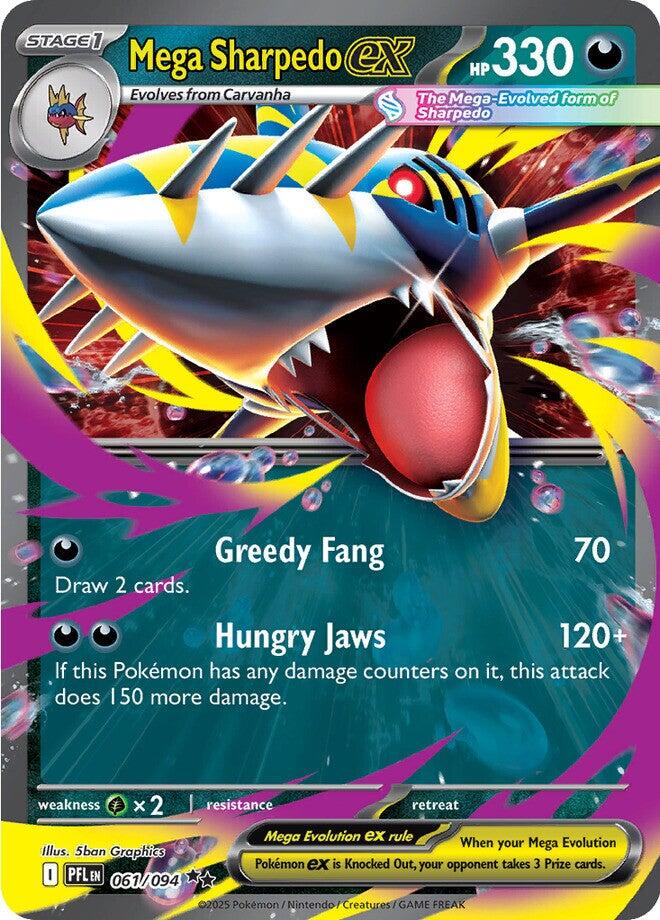 Mega Sharpedo ex - 061/094 | Local Legends