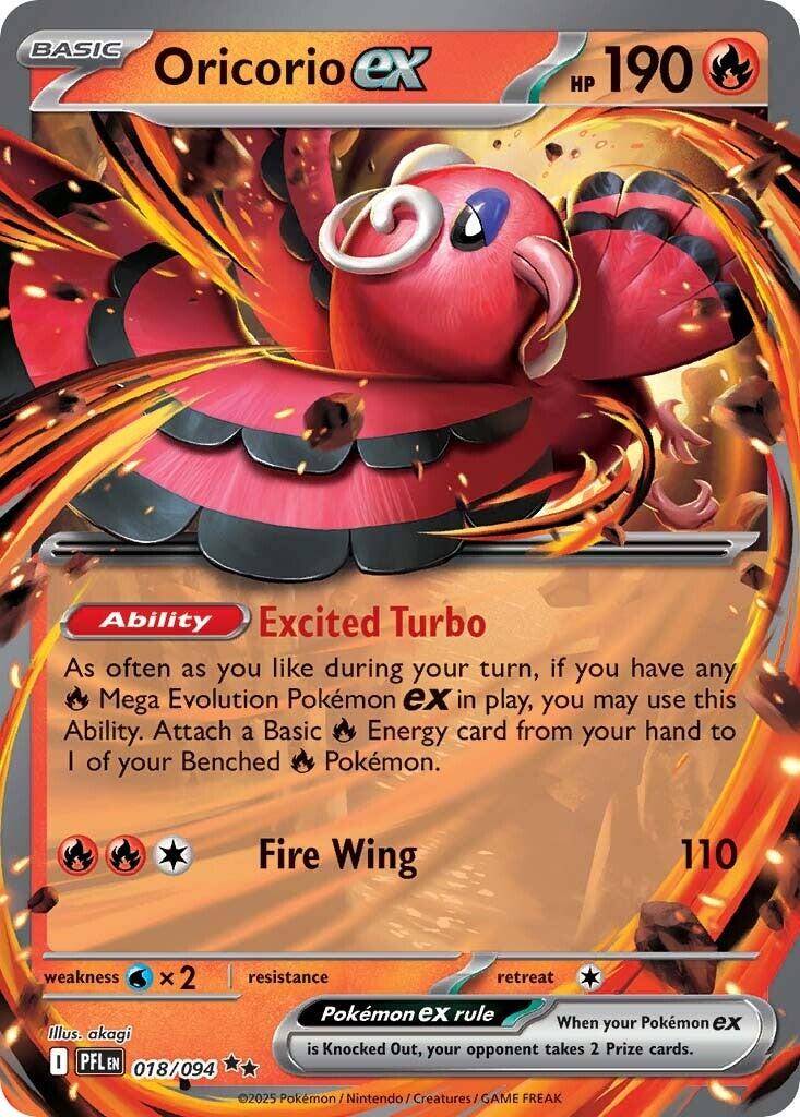 Oricorio ex - 018/094 | Local Legends