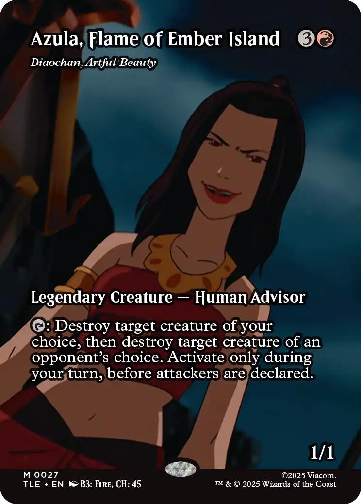 Azula, Flame of Ember Island - Diaochan, Artful Beauty (Borderless) | Local Legends