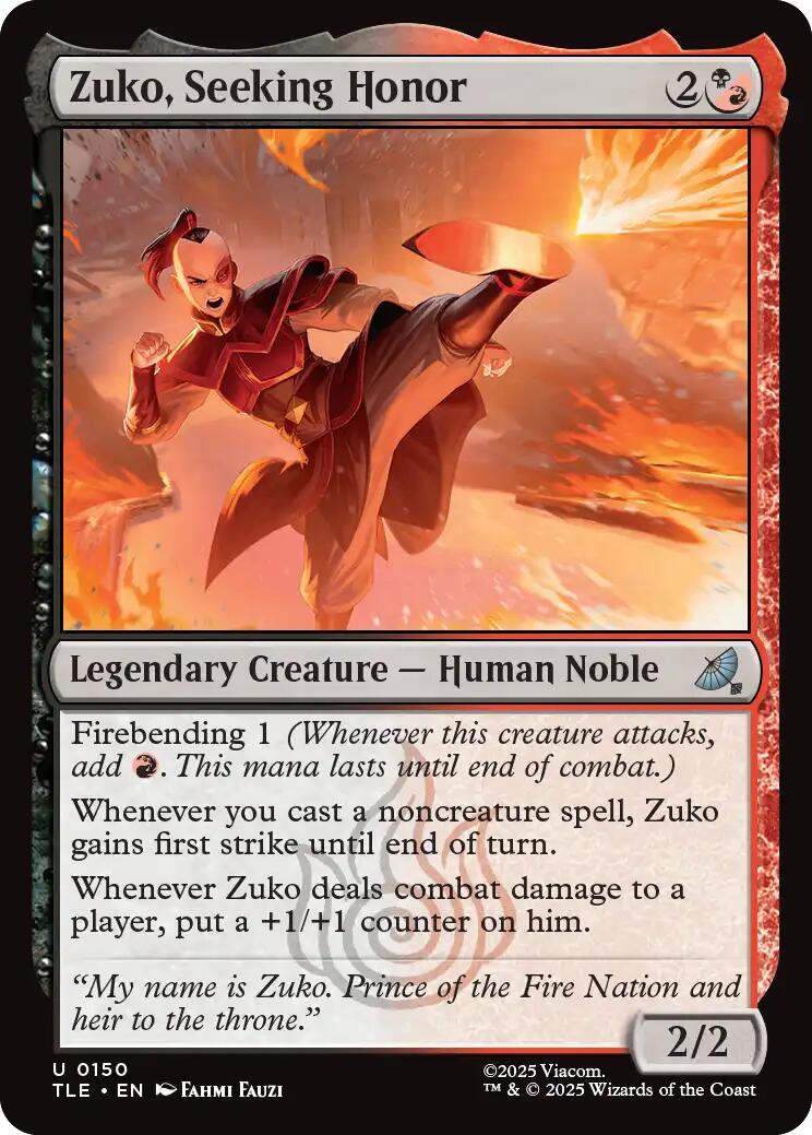 Zuko, Seeking Honor | Local Legends
