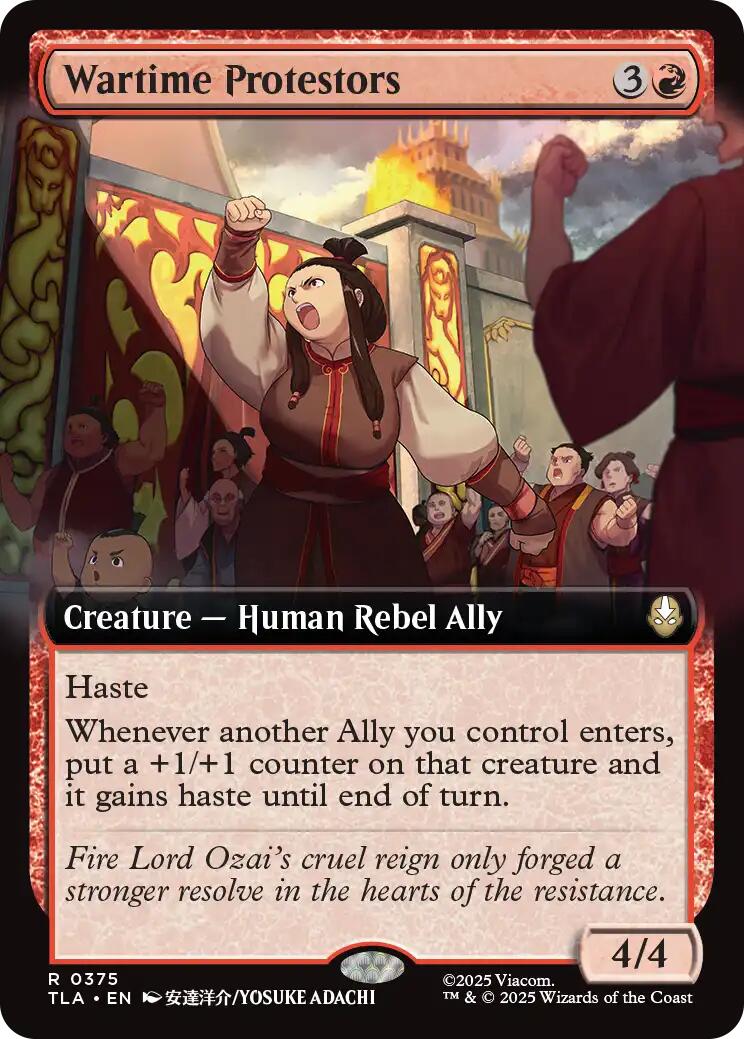 Wartime Protestors (Extended Art) | Local Legends
