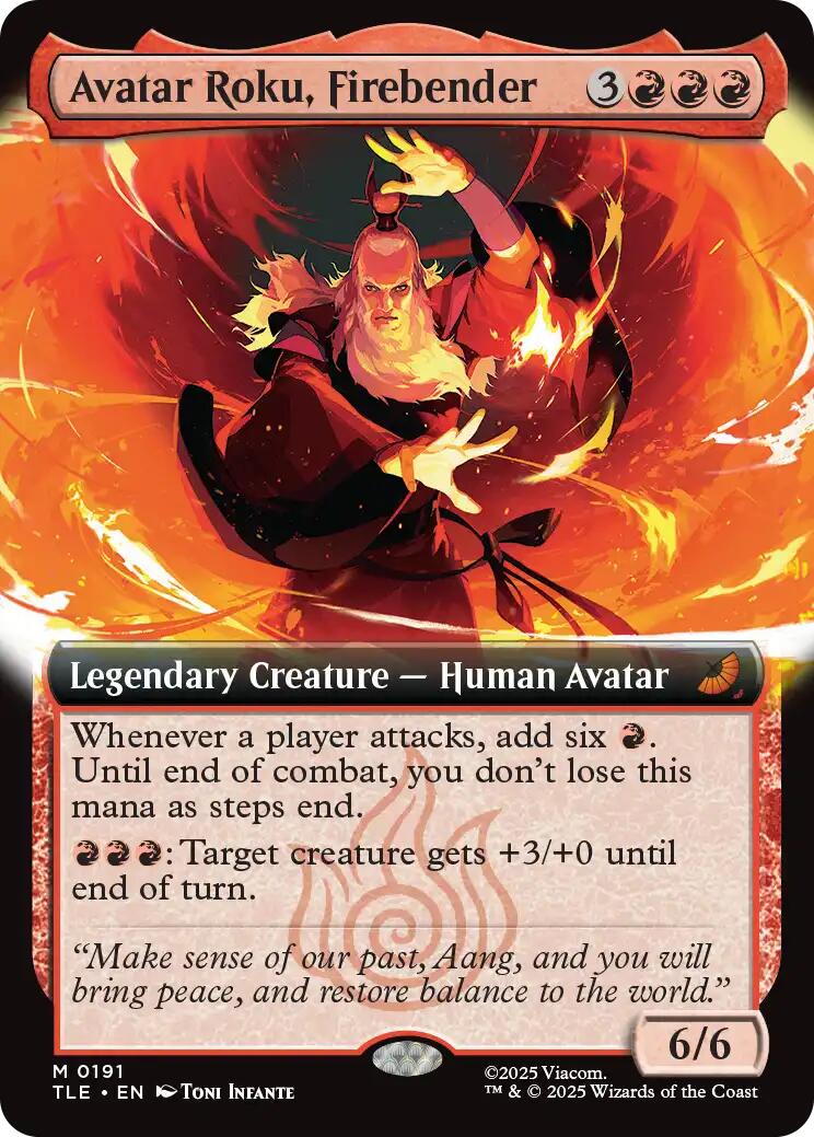 Avatar Roku, Firebender (Extended Art) | Local Legends