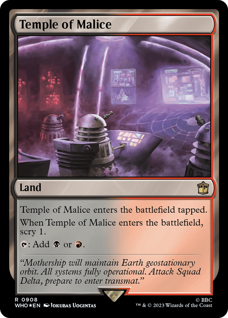 Temple of Malice (Surge Foil) [Doctor Who] | Local Legends