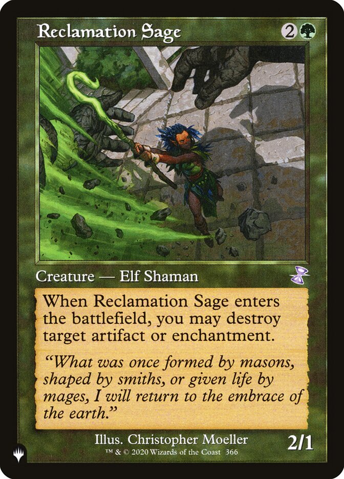Reclamation Sage [The List] | Local Legends