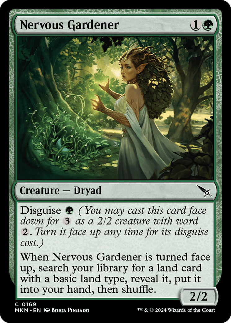 Nervous Gardener [Murders at Karlov Manor] | Golgari Games