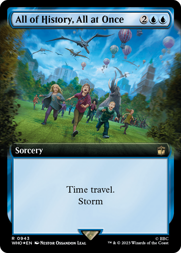 All of History, All at Once (Extended Art) (Surge Foil) [Doctor Who] | Local Legends