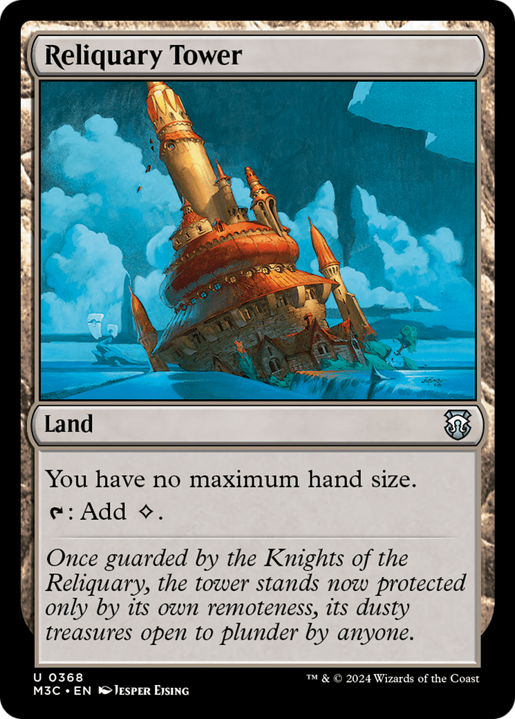 Reliquary Tower (Ripple Foil) [Modern Horizons 3 Commander] | Local Legends