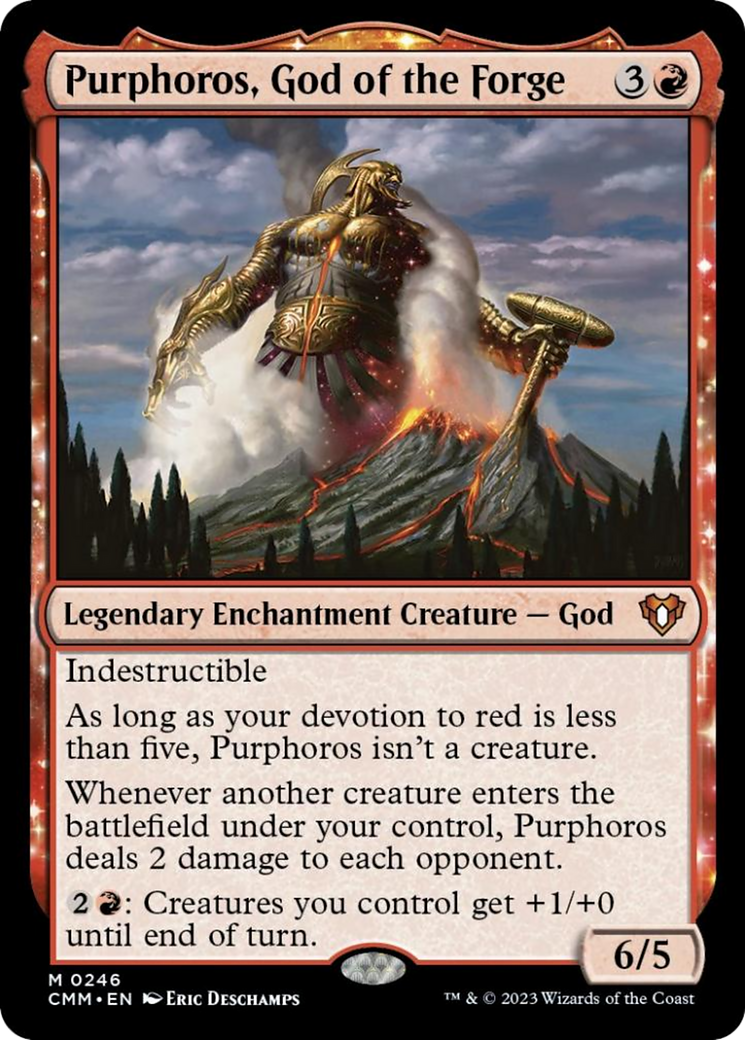 Purphoros, God of the Forge [Commander Masters] | Local Legends