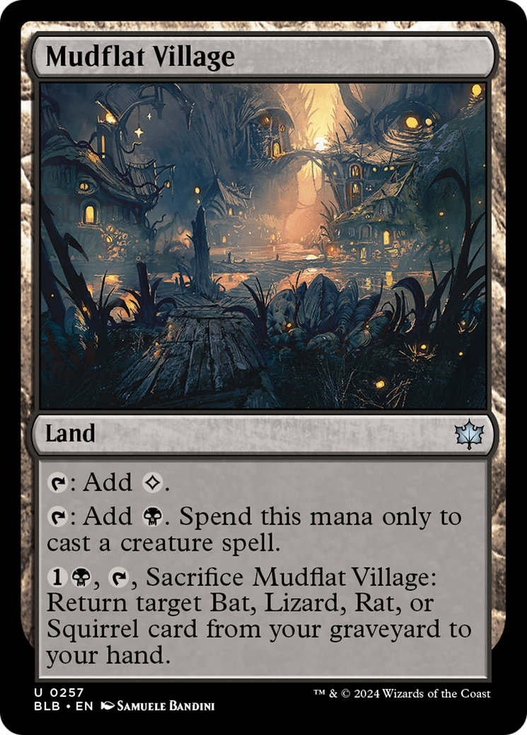 Mudflat Village [Bloomburrow] | Golgari Games