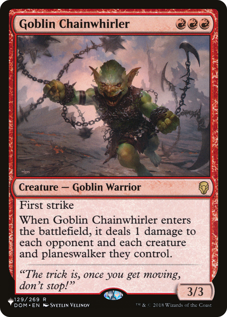 Goblin Chainwhirler [The List] | Local Legends