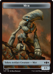 Snake // Myr Double-Sided Token [Tarkir: Dragonstorm Commander Tokens] | Local Legends