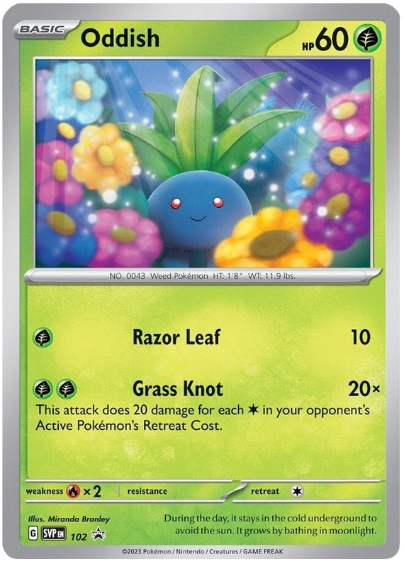 Oddish (102) [Scarlet & Violet: Black Star Promos] | Local Legends