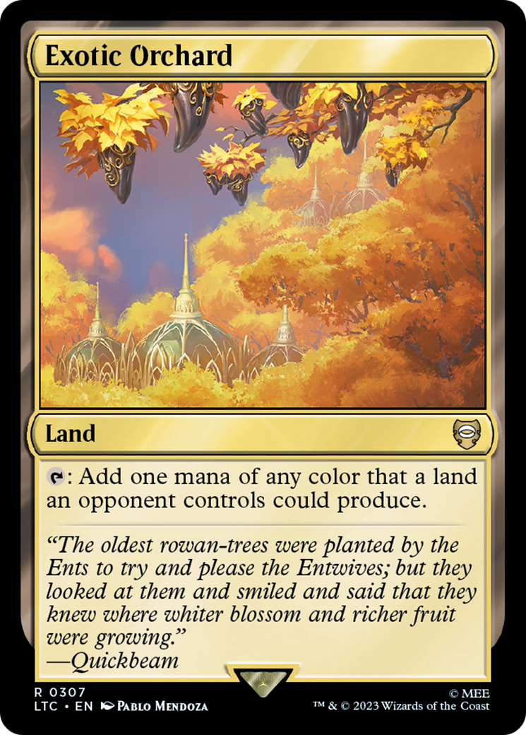 Exotic Orchard [The Lord of the Rings: Tales of Middle-Earth Commander] | Local Legends