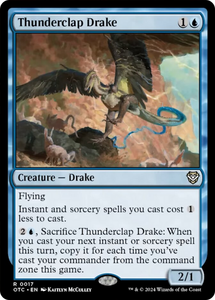 Thunderclap Drake [Outlaws of Thunder Junction Commander] | Local Legends