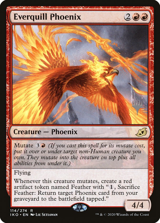 Everquill Phoenix (Promo Pack) [Ikoria: Lair of Behemoths Promos] | Local Legends