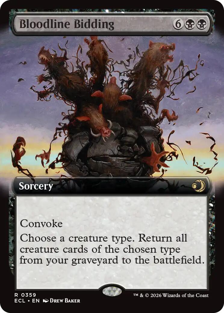 Bloodline Bidding (Extended Art) | Local Legends