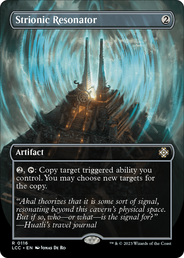 Strionic Resonator (Borderless) [The Lost Caverns of Ixalan Commander] | Local Legends