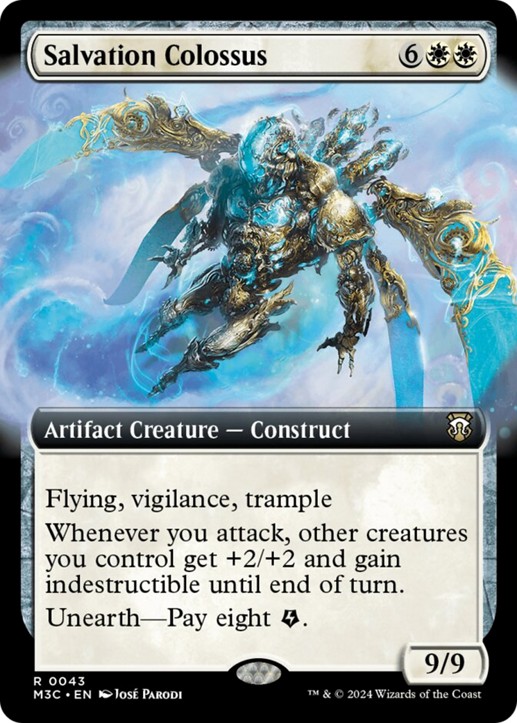 Salvation Colossus (Extended Art) (Ripple Foil) [Modern Horizons 3 Commander] | Local Legends