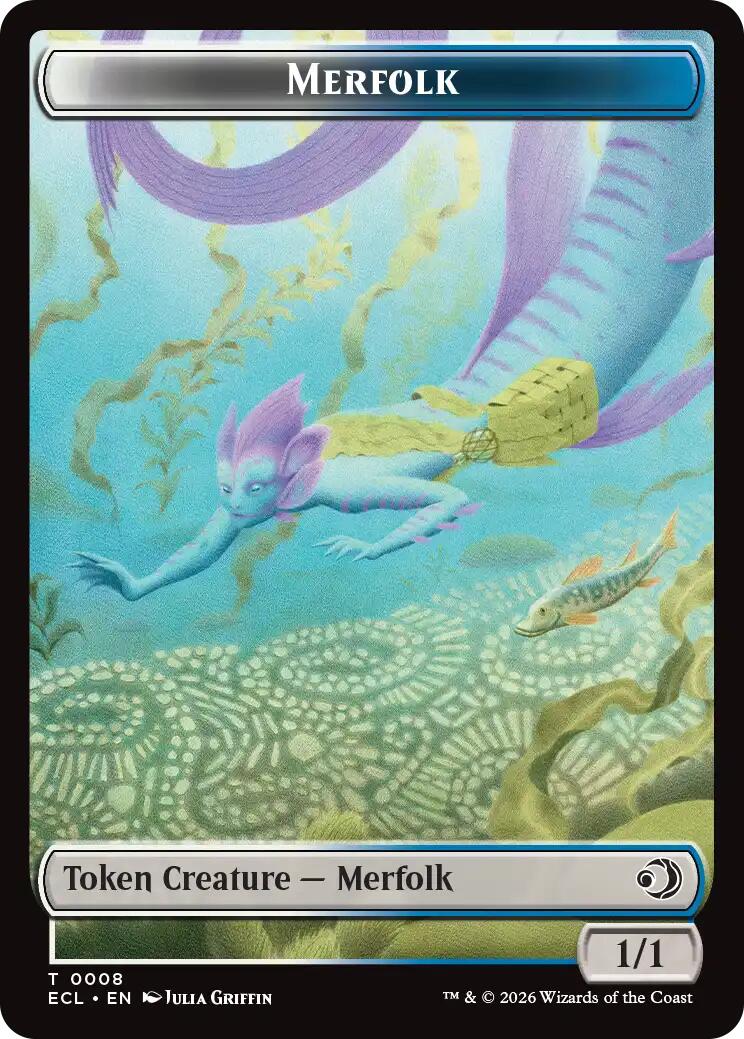 Merfolk // Worm Double-Sided Token | Local Legends