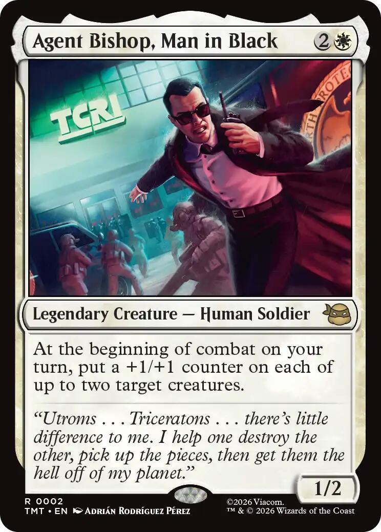 Agent Bishop, Man in Black | Local Legends