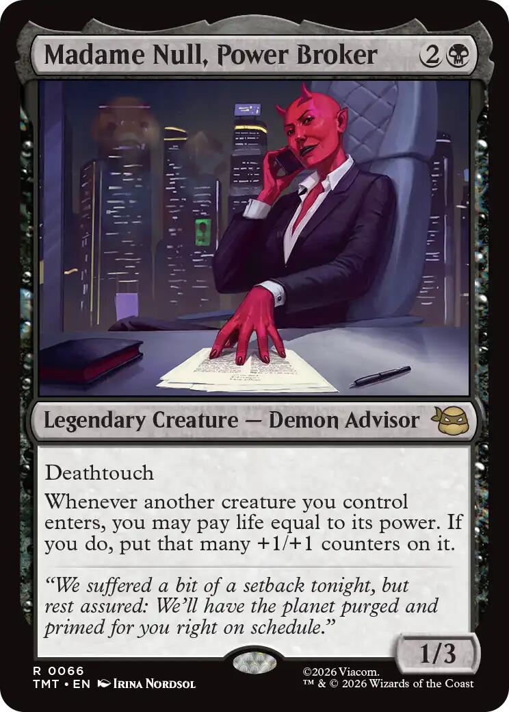 Madame Null, Power Broker | Local Legends