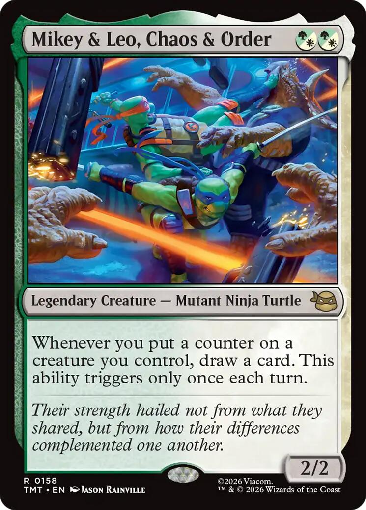 Mikey & Leo, Chaos & Order | Local Legends