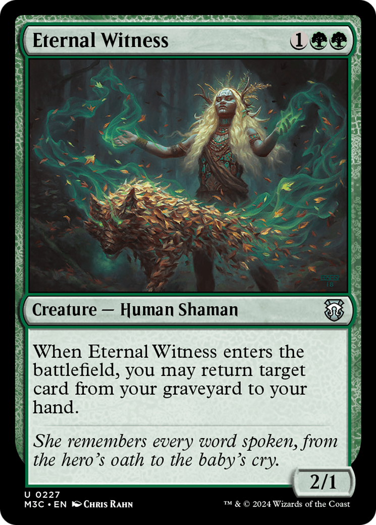 Eternal Witness [Modern Horizons 3 Commander] | Local Legends