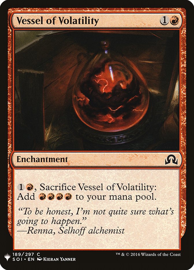 Vessel of Volatility [Mystery Booster] | Local Legends