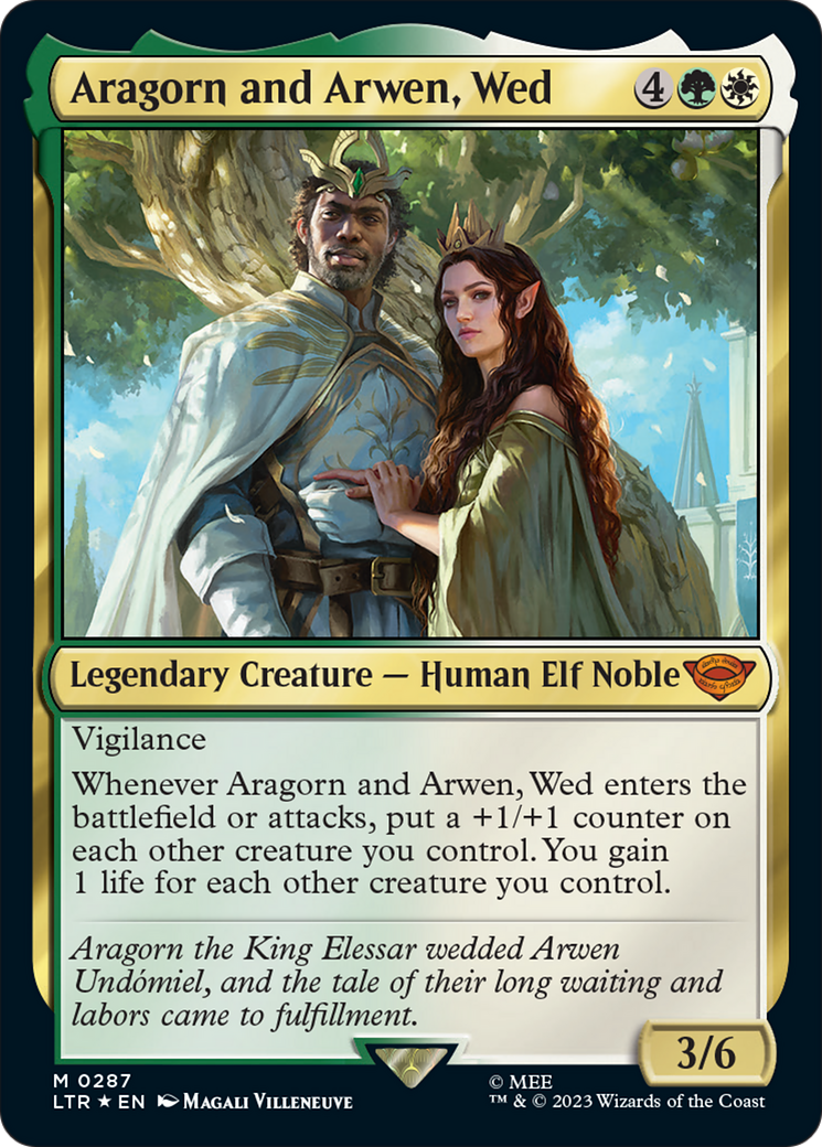 Aragorn and Arwen, Wed [The Lord of the Rings: Tales of Middle-Earth] | Golgari Games