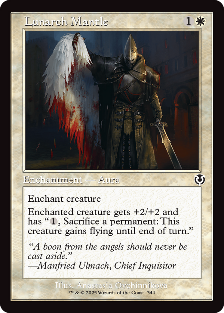 Lunarch Mantle (Retro Frame) [Innistrad Remastered] | Local Legends