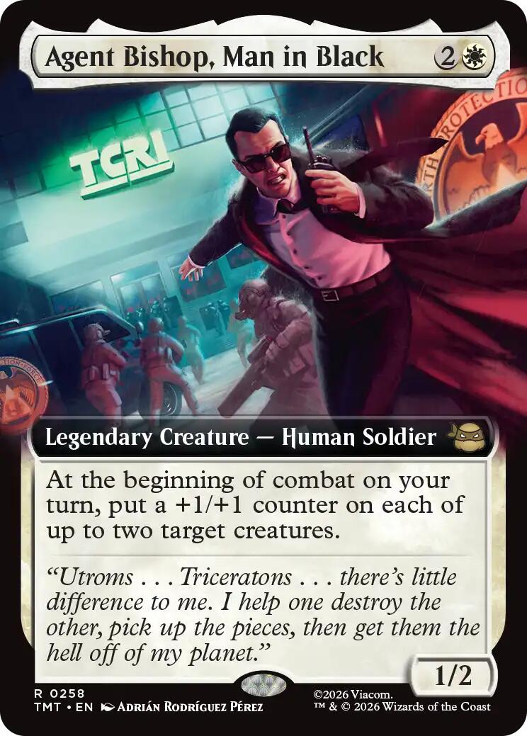 Agent Bishop, Man in Black (Extended Art) | Local Legends