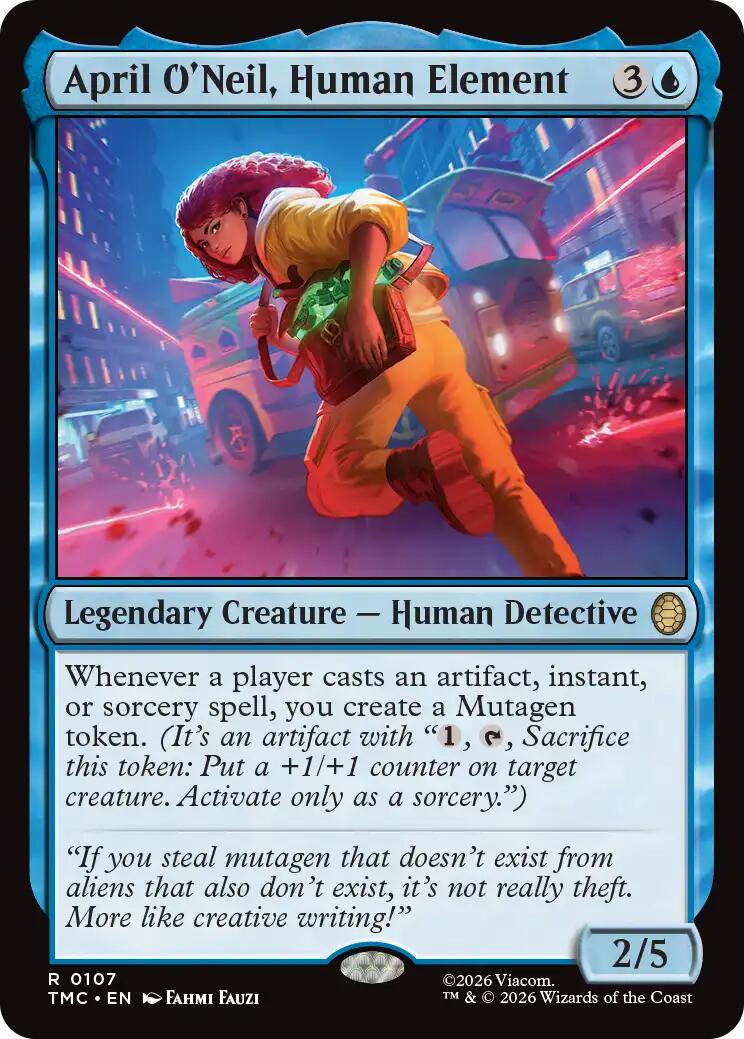 April O'Neil, Human Element | Local Legends