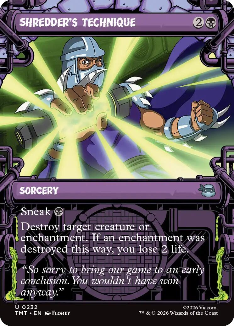 Shredder's Technique (Showcase) | Local Legends