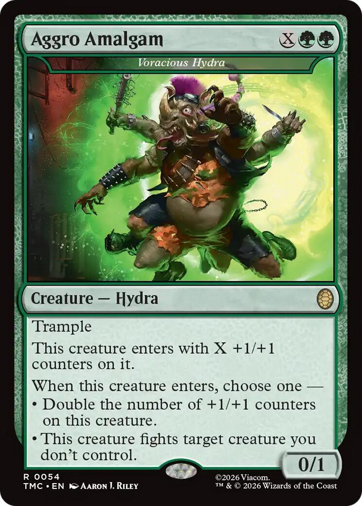 Aggro Amalgam - Voracious Hydra [Teenage Mutant Ninja Turtles Commander] | Local Legends