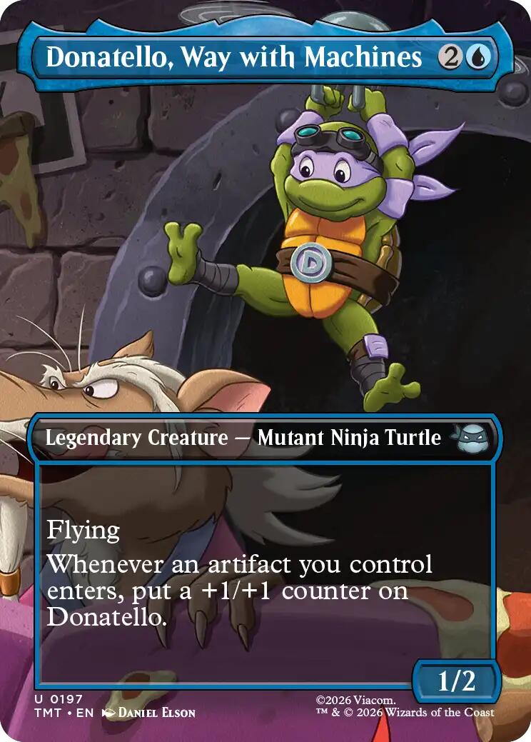Donatello, Way with Machines (Borderless) | Local Legends