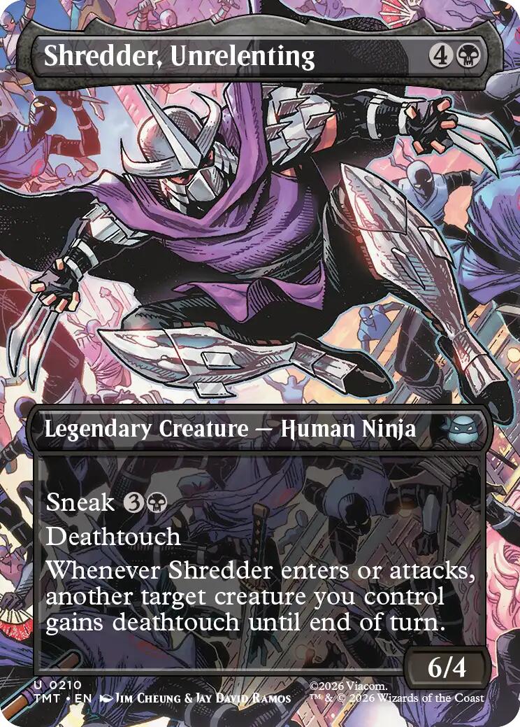 Shredder, Unrelenting (Borderless) | Local Legends