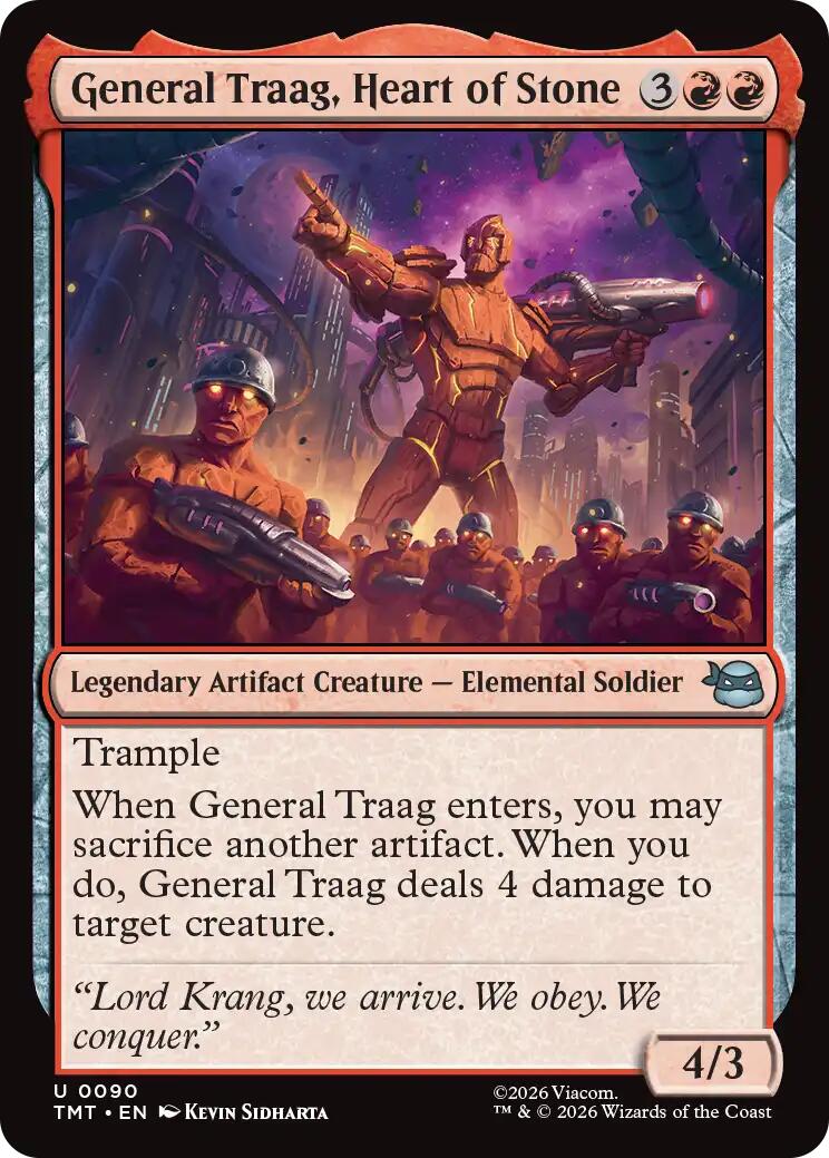 General Traag, Heart of Stone | Local Legends