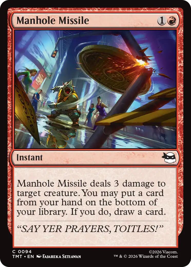 Manhole Missile | Local Legends