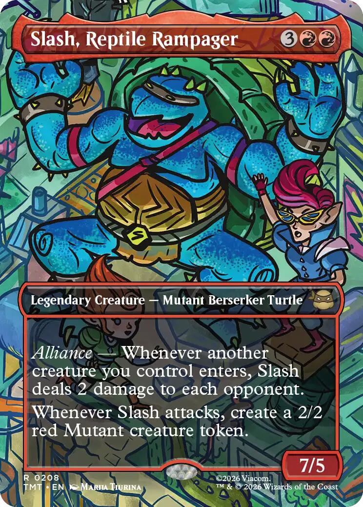 Slash, Reptile Rampager (Borderless) | Local Legends