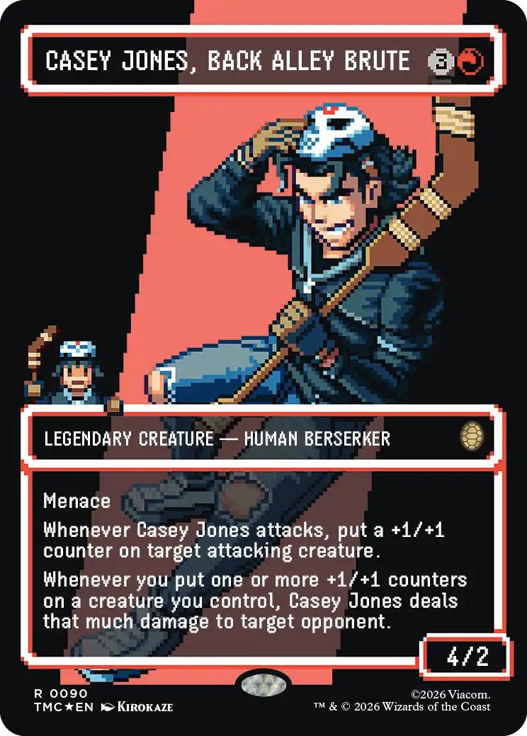 Casey Jones, Back Alley Brute (Borderless) (Surge Foil) | Local Legends