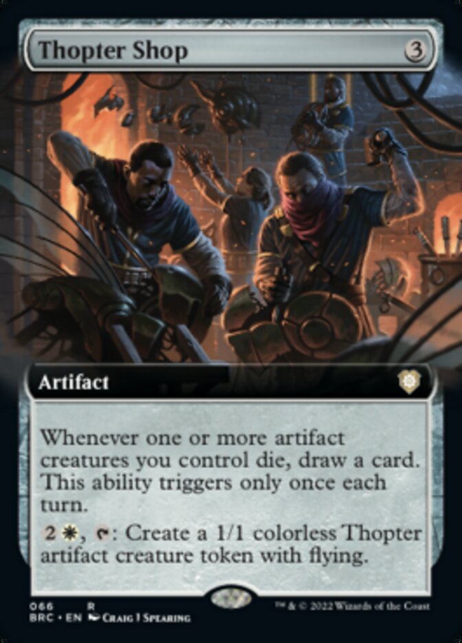 Thopter Shop (Extended Art) [The Brothers' War Commander] | Local Legends