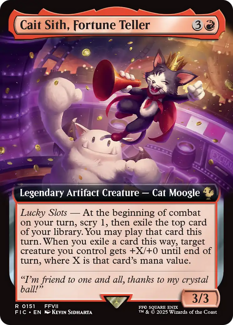 Cait Sith, Fortune Teller (Extended Art) [FINAL FANTASY Commander] | Local Legends