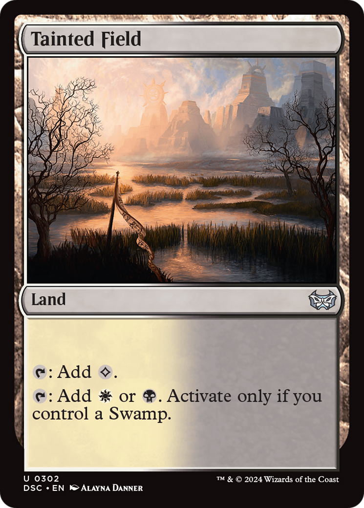 Tainted Field [Duskmourn: House of Horror Commander] | Local Legends