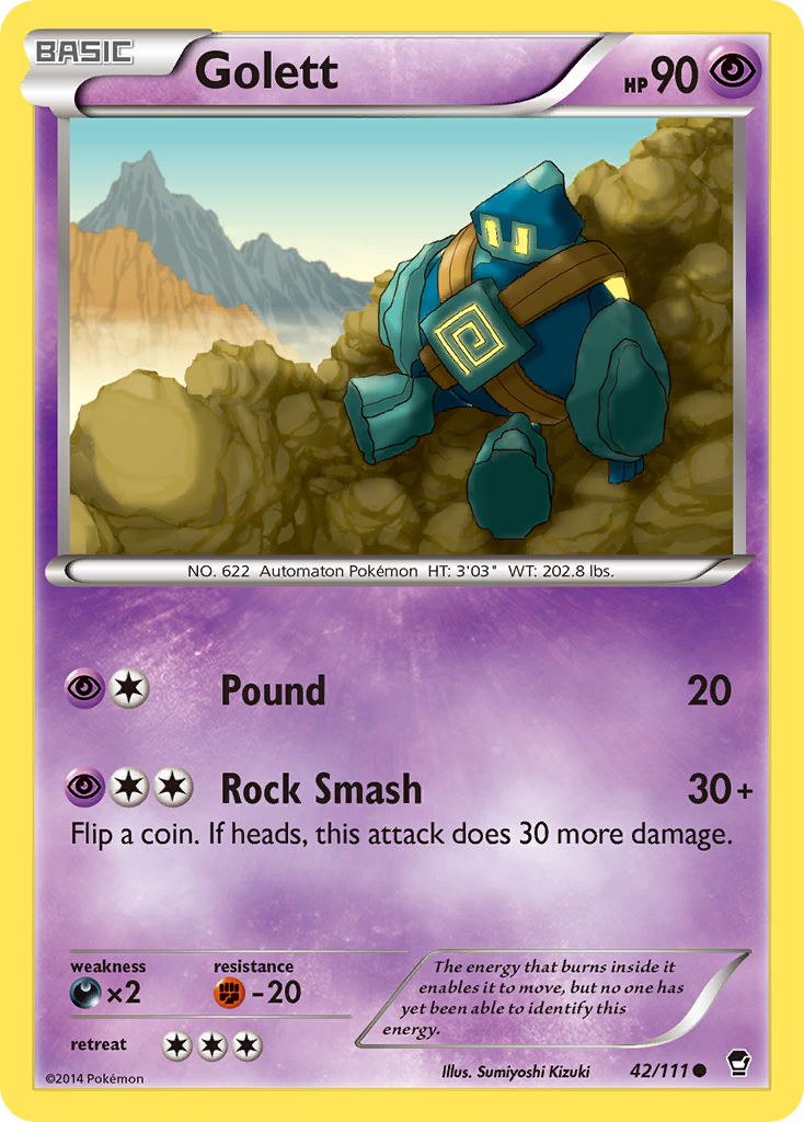 Golett (42/111) [XY: Furious Fists] | Local Legends