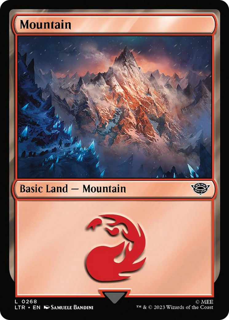 Mountain (268) [The Lord of the Rings: Tales of Middle-Earth] | Golgari Games